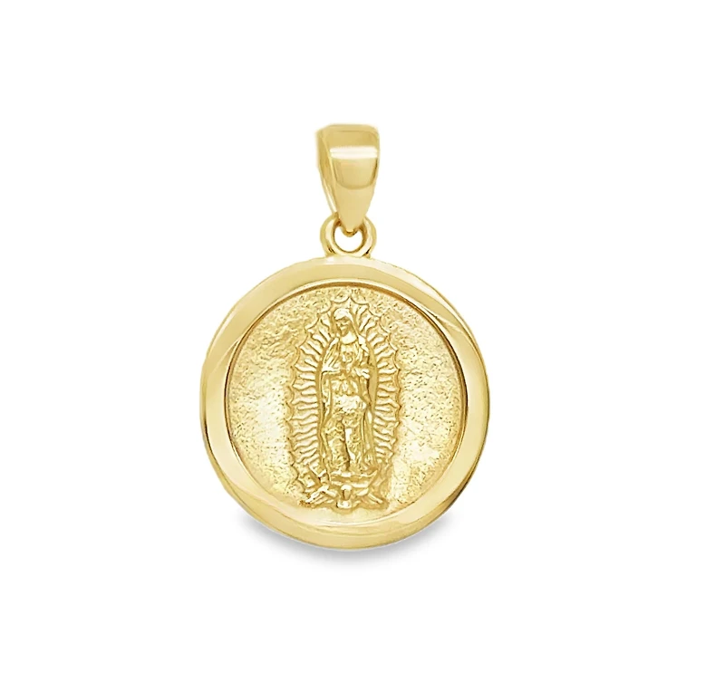 Guadalupe Virgin 15MM Round Pendant