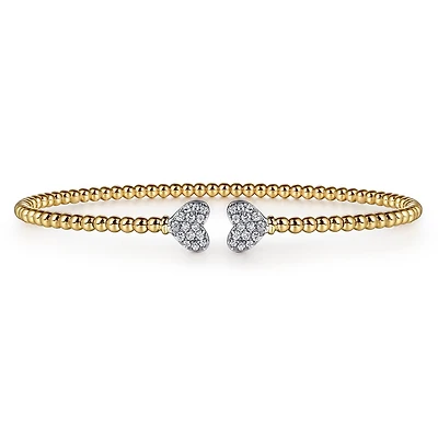 Diamond Hearts Open Bujukan Bracelet