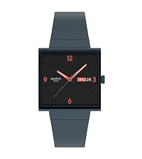 Squared Off Navy Blue Watch