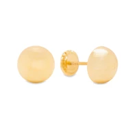 5mm Half Ball Stud Earrings