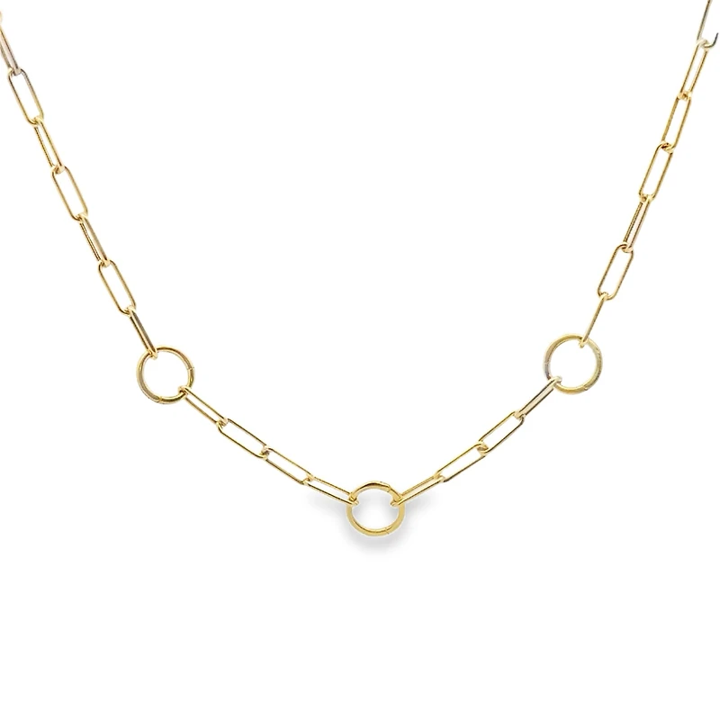 Charm Holder Paperclip Link Chain