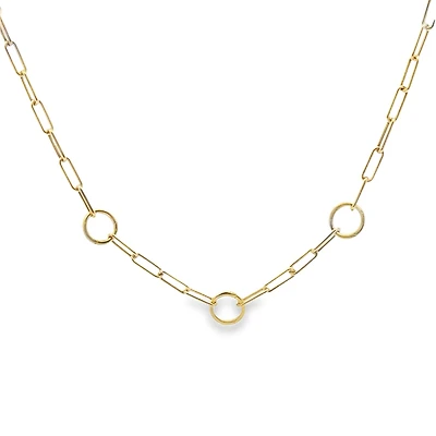 Charm Holder Paperclip Link Chain