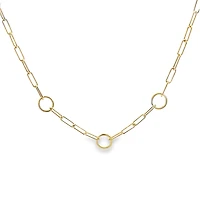 Charm Holder Paperclip Link Chain 