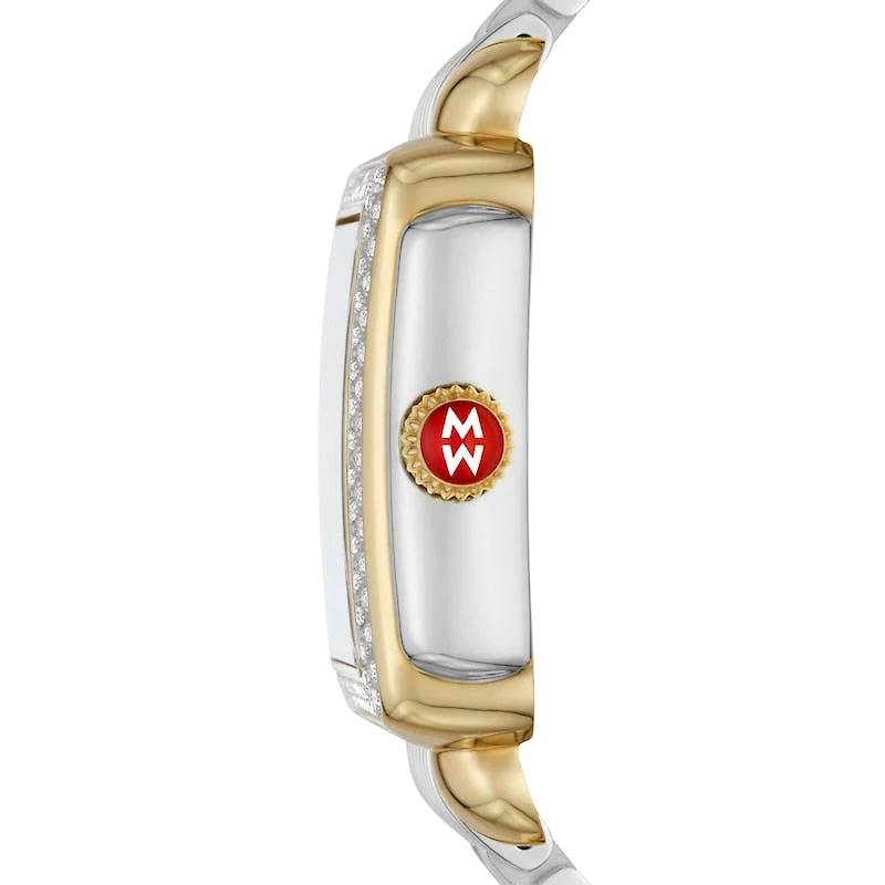Deco Madison Two Tone Mother Pearl Diamonds 33MM Watch