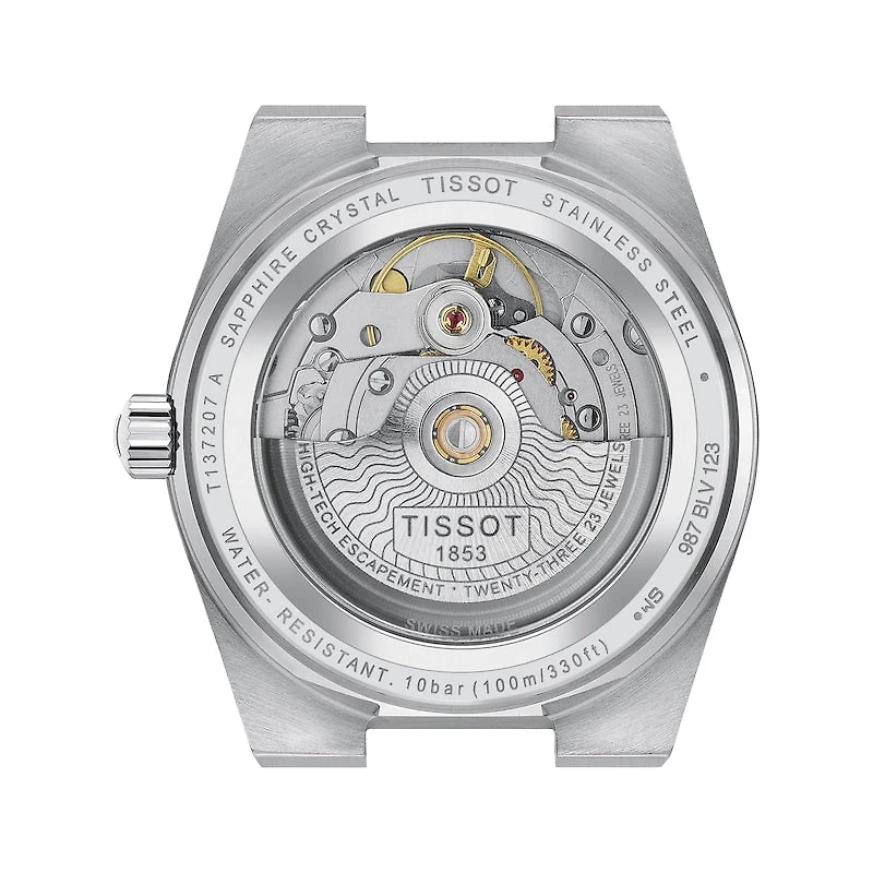 PRX PW80 35MM Steel/Blue Waffle Watch