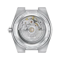 PRX PW80 35MM Steel/Blue Waffle Watch