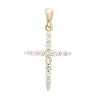 .25ct Diamond Cross 22MM Pendant