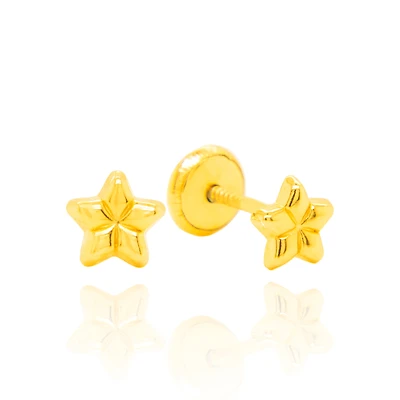 Puffy Star Stud Earrings