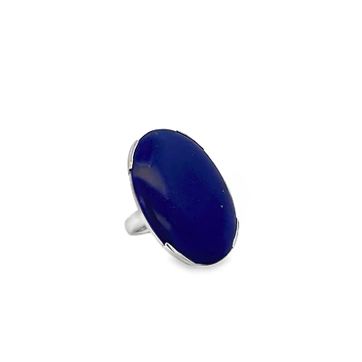 Lapis Lazuli Stone Ring - Size 7