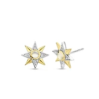 Star Compass Stud Earrings