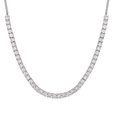 Half Tennis Necklace 1.59CT Diamond Necklace