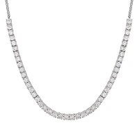 Half Tennis Necklace 1.59CT Diamond Necklace
