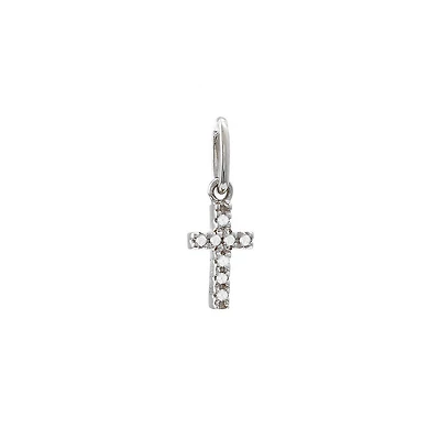 Cross Diamond Mini Pendant 14KW