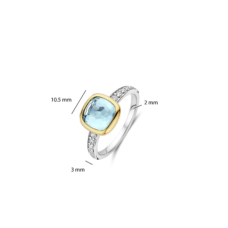 Shades of The Ocean Blue Ring