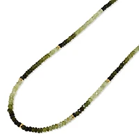 Natural Green Garnet Gemstones Necklace