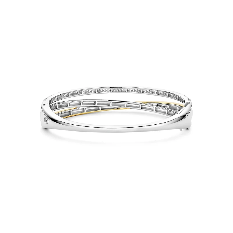 Crossover Trilogy Two Tone Bracelet