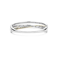 Crossover Trilogy Two Tone Bracelet