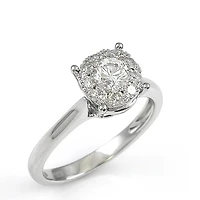 .50ct Diamond Illusion White Gold Ring