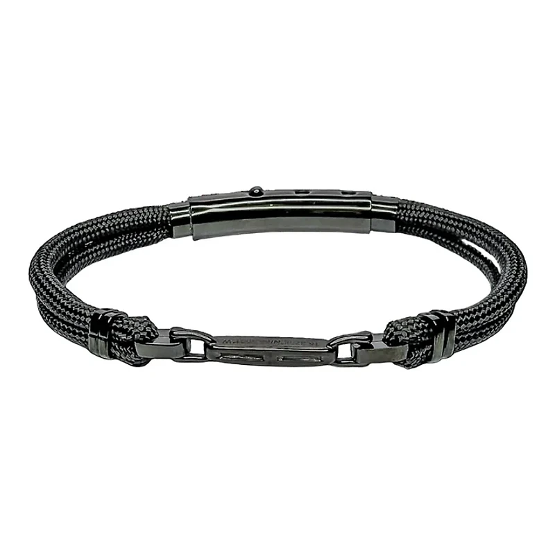 Turnbuckle Cord Steel Bracelet in