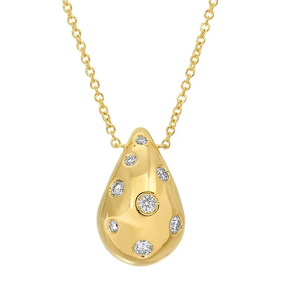 Drop with Diamonds Necklace