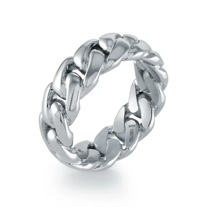 8MM Cuban Steel Ring