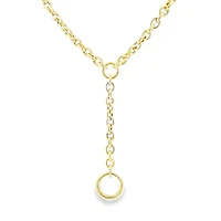 Round Oval Lariat Chain