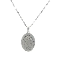Virgin and Child Embrace Diamond Necklace