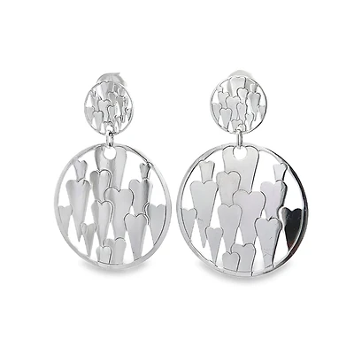 Loving Hearts Dangle Earrings