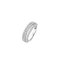 Tinsel Three Line Zirconia Ring
