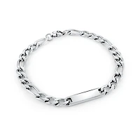 Polished Figaro Link 6mm Bracelet