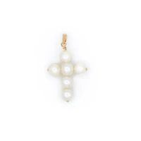 Pearl Cross 20MM Pendant