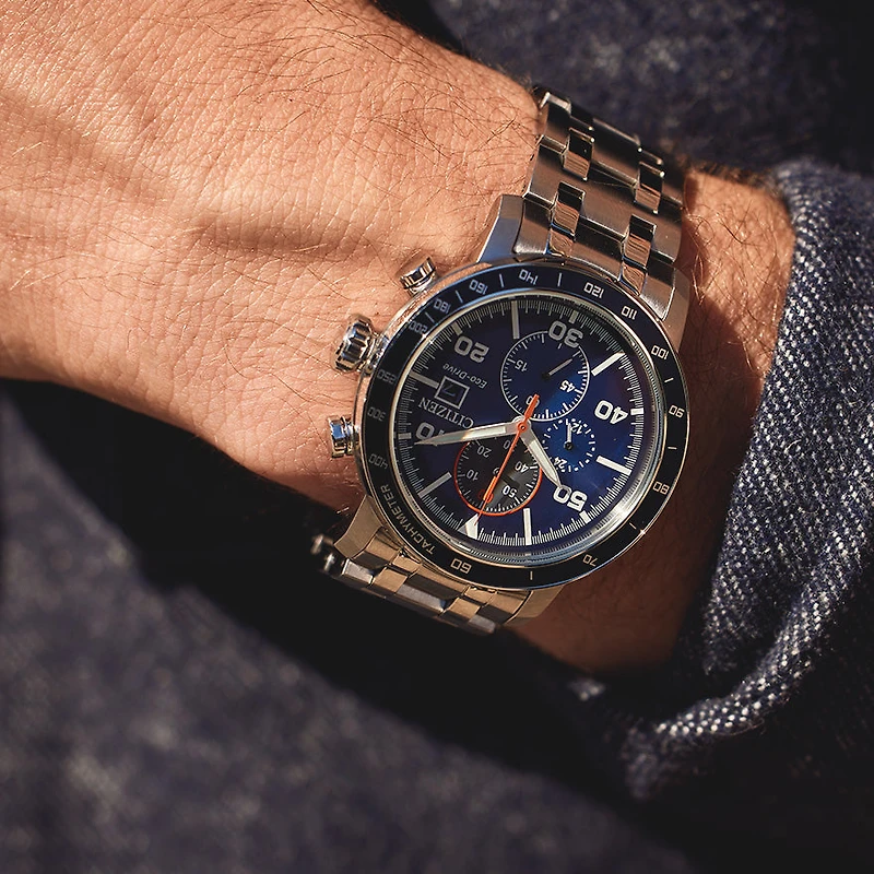 Brycen 44MM Blue/Steel