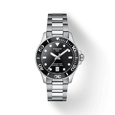 Seastar 1000 36MM Black/Steel Watch