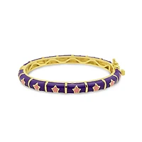 Purple/Pink Stars Kids Bangle Bracelet