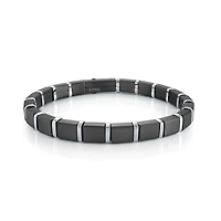 Gunmetal Steel Quadrant Bracelet