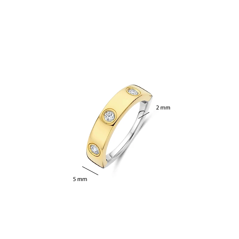 Speckled Zirconia Stackable Ring