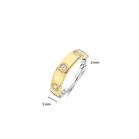 Speckled Zirconia Stackable Ring