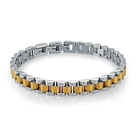 R-Lex Two Tone Steel Bracelet