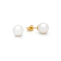 7MM Freshwater Pearl Stud Earrings