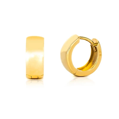 10MM Thick Huggie Earrings