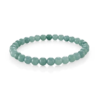 Green Jade Bead Bracelet
