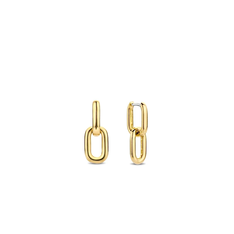 Paperclip Link Smooth Earrings