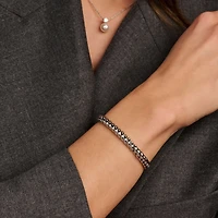 Marea Silver Bangle Bracelet
