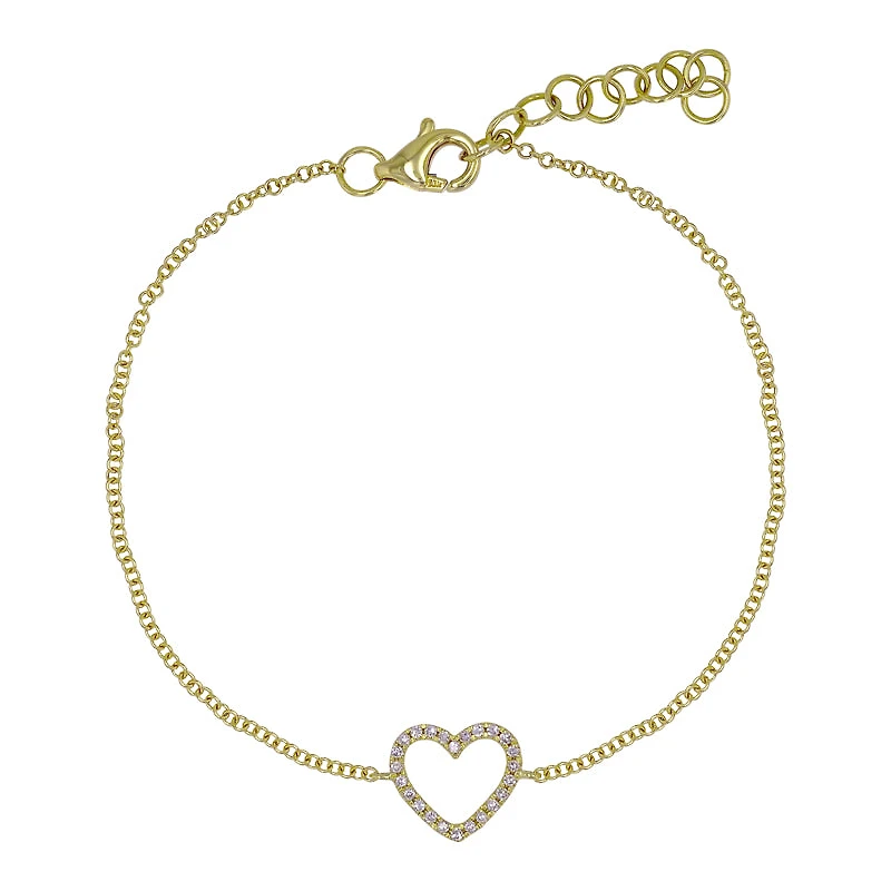 Diamond Heart Love Bracelet
