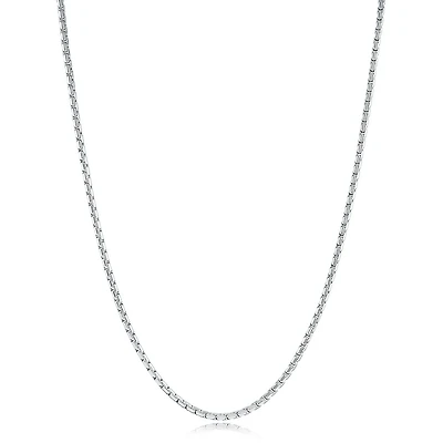 2.2MM Polished Long Box Steel Chain