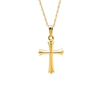 16MM Cross on Rope Chain Kids Necklace