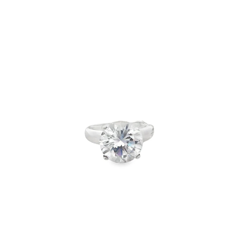 Big Clear Zirconia Ring - Size 5