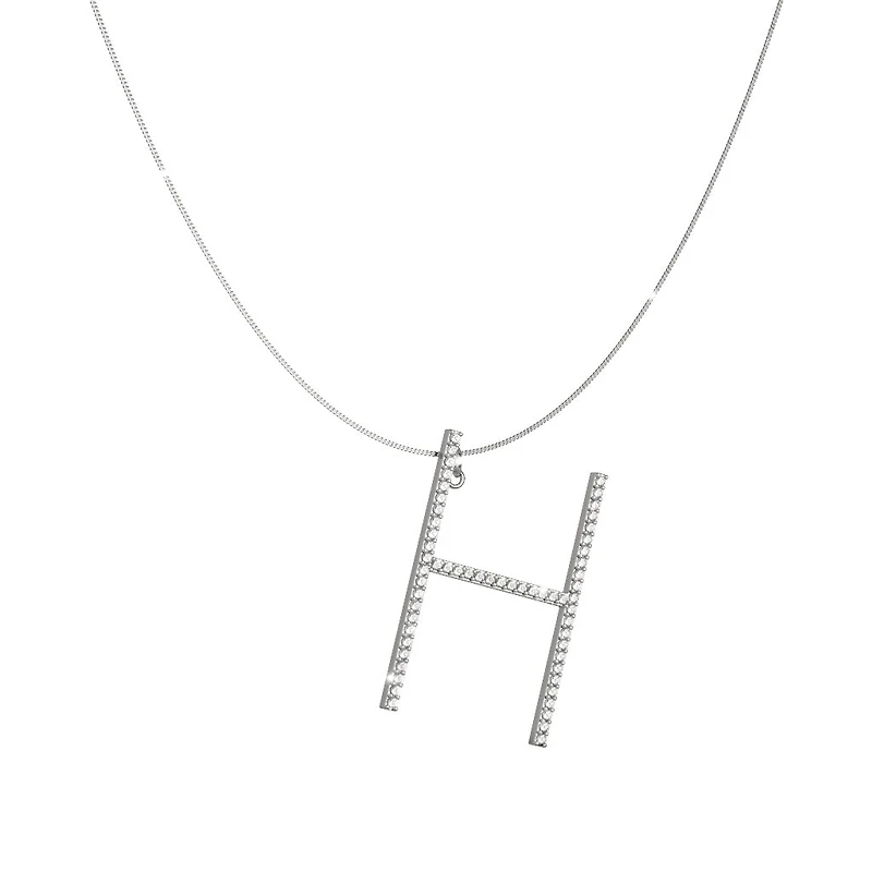 Sparkling Initial Necklace