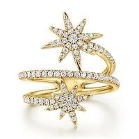 Star Wrap Diamond Ring