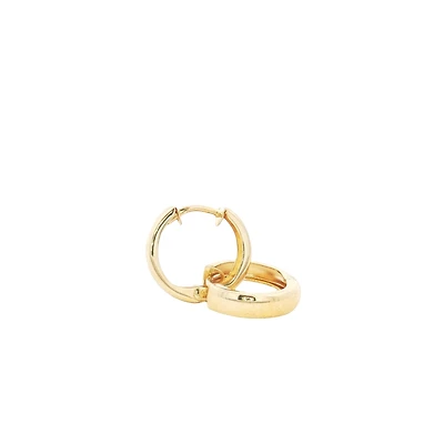 Basic 13.5MM Huggie Earrings